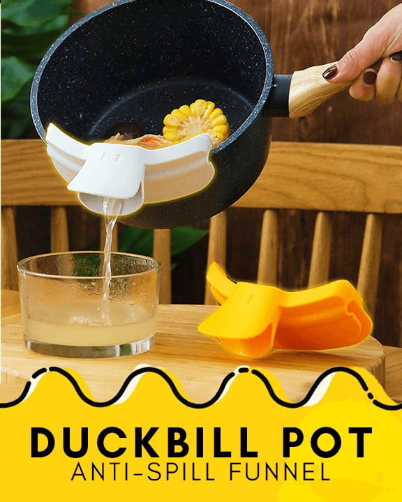 Spill Free Funnel for Kitchen Pots