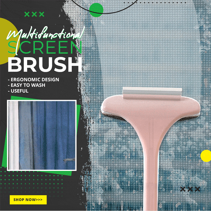 Cleaning Brush: Multifunctional Screen Window Brush