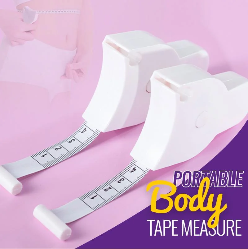 2pcs Retractable Body Tape Measure Automatic Telescopicmeasuring
